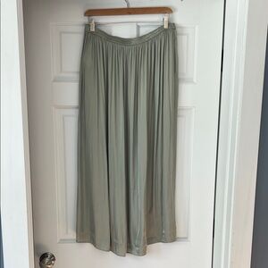J. Crew Sage Green Maxi Skirt